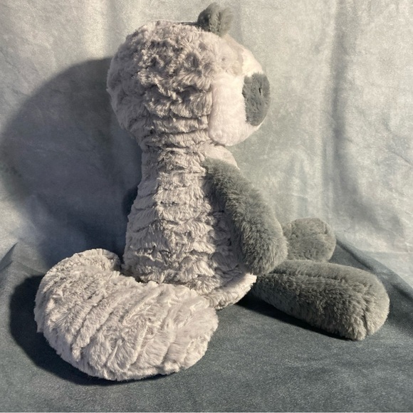 Lambs & Ivy Little Woodland Plush Raccoon Suki Stuffed Animal Gray 14.25" 2021 - Picture 4 of 7